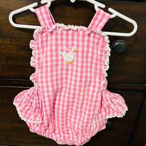 Lil Cactus Pink Gingham Outfit